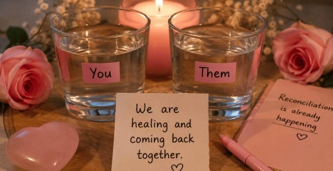 2 Cup Method Manifestation for Reconciliation