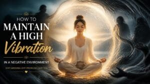 how to maintain a high vibration in a negative environment