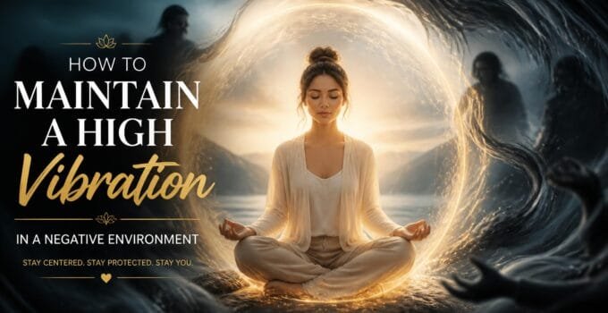Maintain a High Vibration in a Negative Environment